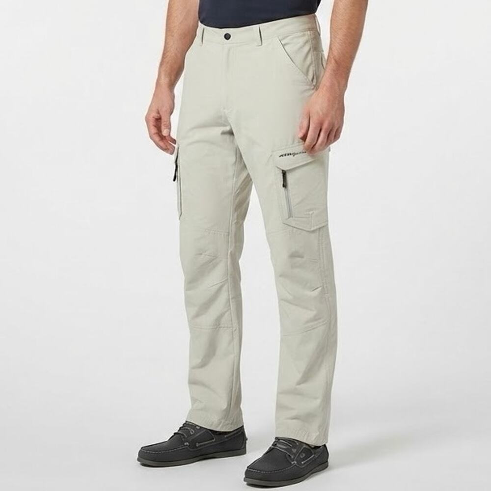 Musto Evolution Mens Sailing Pants Cargo Trousers Beige Fast Dry Size 36L US/UK